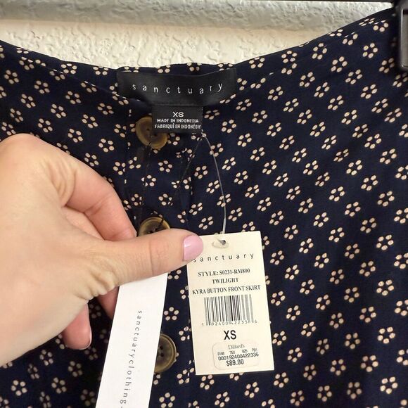 Sanctuary Twilight Kyra Button Front Skirt Size XS - Picture 3 of 3